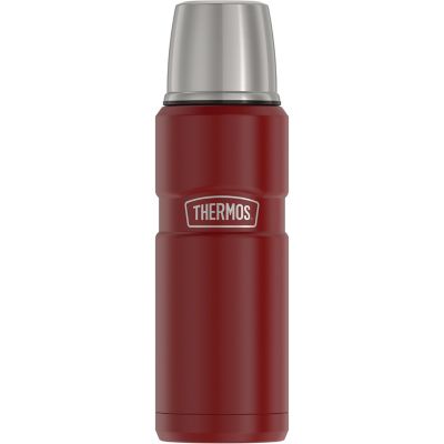 Thermos 16 oz. Stainless King Vacuum-Insulated Stainless Steel Compact Bottle, THRSK2000MR4