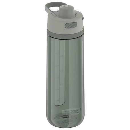 Thermos Guardian 24 Oz Hard Plastic Hydration Bottle with Spout in Espresso  Black