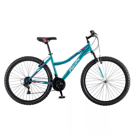 Pacific Women's Mountain Bike 26" 21 Speed Teal Bikes