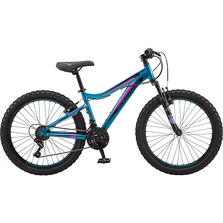 Mongoose 24 in. Mongoose Mountain Bicycle, 21 Speed, Teal