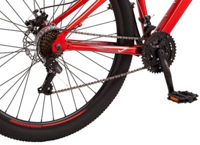 Image showing 6 th Mongoose Men's 29 in. 21-Speed Flatrock DX Mountain Bicycle, Red