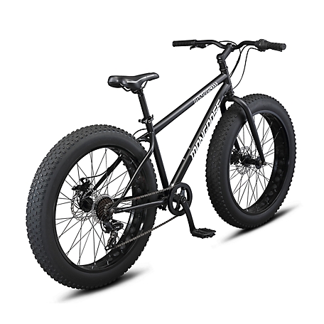 Mongoose 26 Dolomite Mens Fat Tire Bike, 7 Speeds, Black