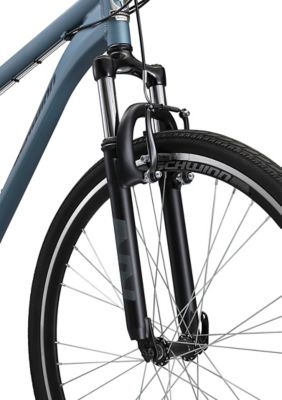 Image showing  Men's 700c 21-Speed Hybrid Bicycle, Blue