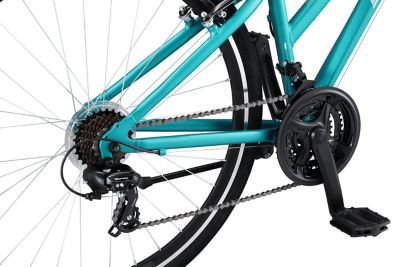 Image showing 6 th Schwinn Women's 700c 21-Speed Network 1 Hybrid Bike, Teal