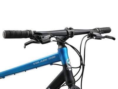 Image showing  Men's 700c 24-Speed Volare 1500 Drop Bar Road Bike, Blue/Black