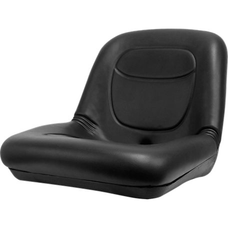 Black Talon Low-Back Bucket Tractor Seat, Black