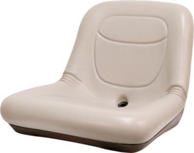 Black Talon Low-Back Bucket Tractor Seat, Grey