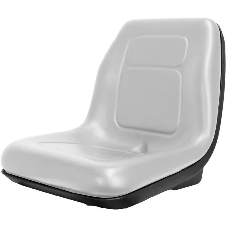 Black Talon 18" Ultra High Back Plastic Bucket Tractor Seat Gray Tractor Seats