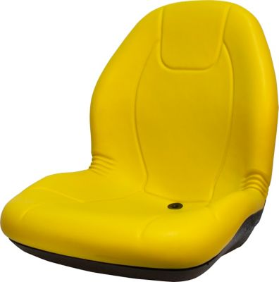 Black Talon Ultra High-Back Bucket Tractor Seat, Yellow