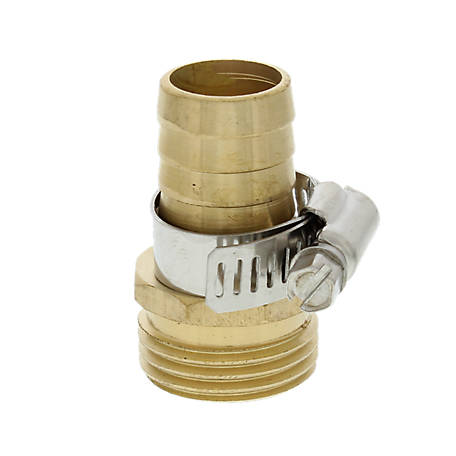 Brass Socket Coupling 3/4" Tap piece Tap Hose Clutch Tool 