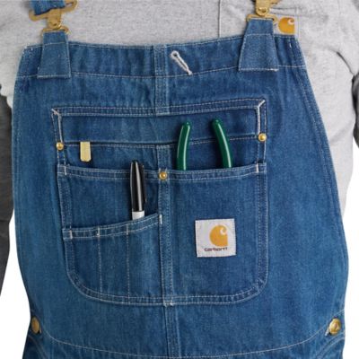 Image showing 3 th Carhartt Men's Loose Fit Denim Bib Overalls