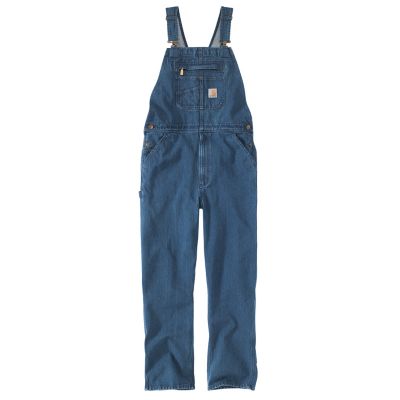 Image showing  Men's Loose Fit Denim Bib Overalls