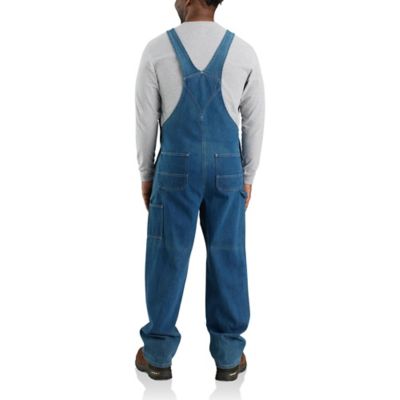 Image showing  Men's Loose Fit Denim Bib Overalls