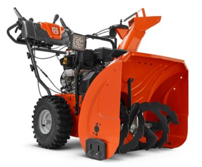 Husqvarna ST224 Snow Blower, 212-cc 5.9-HP, 24-Inch Snow Thrower, Two Stage, Push Button Electric Start, Power Steering