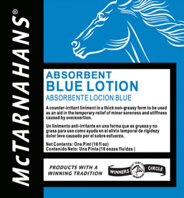 Image showing  Absorbent Blue Lotion Counter-Irritant Liniment for Horses, 16 oz.
