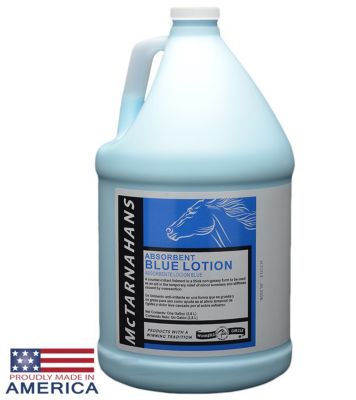 McTarnahans Absorbent Blue Lotion Counter-Irritant Liniment for Horses, 1 gal.