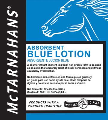 Image showing  Absorbent Blue Lotion Counter-Irritant Liniment for Horses, 1 gal.