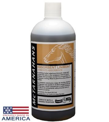 McTarnahans Absorbent Counter-Irritant Liniment for Horses, 32 oz.