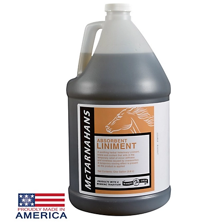 McTarnahans Absorbent Counter-Irritant Liniment for Horses, 1 gal.