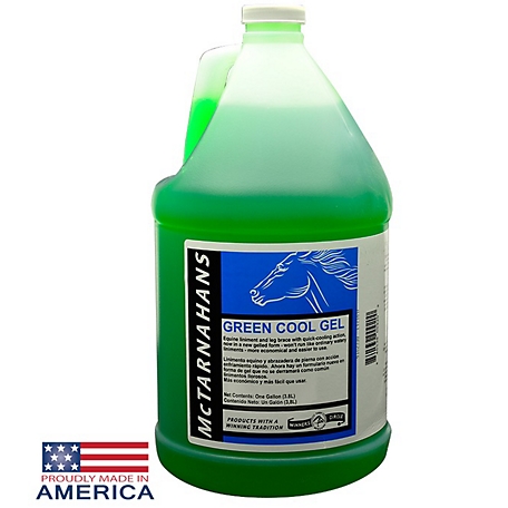 McTarnahans Green Cool Gel for Horses, 1 gal.