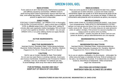 Image showing  Green Cool Gel for Horses, 1 gal.