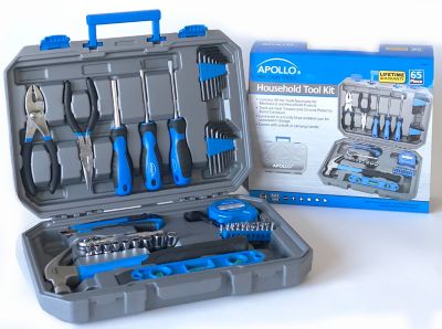 Image showing 6 th Apollo Tools Household Tool Kit, 65 pc., DT0001