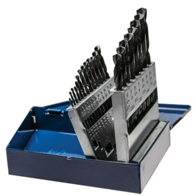 Century Drill & Tool 21 pc. Black Oxide Pro-Grade Drill Bit Set