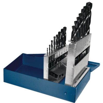 Century Drill & Tool 15 pc. Black Oxide Pro-Grade Drill Bit Set, 24015