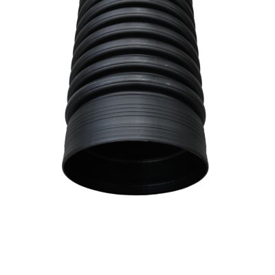 Image showing  12 in. x 9.75 ft. Corrugated HDPE Drainage Pipe
