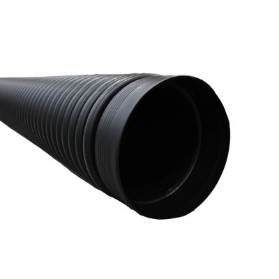 Image showing  12 in. x 9.75 ft. Corrugated HDPE Drainage Pipe