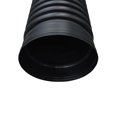 Image showing 5 th NuFlo 12 in. x 9.75 ft. Corrugated HDPE Drainage Pipe