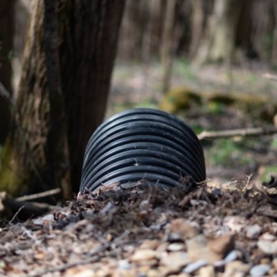 Image showing  15 in. x 9.75 ft. Corrugated HDPE Drainage Pipe