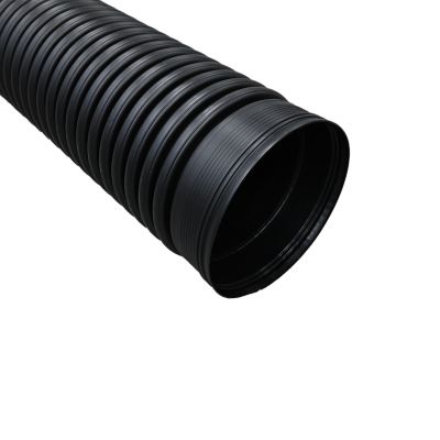 Image showing  18 in. x 9.75 ft. HDPE Drainage Pipe