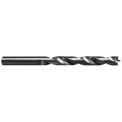 Century Drill & Tool 11/32 in. Brad Point Wood Bit, 4-3/4 in. Overall Length, 3-7/16 in. Cutting Length