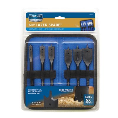 Century Drill & Tool Lazer Spade Bit 6Pc Set