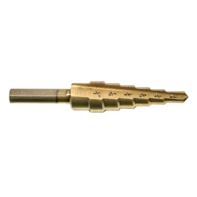 Century Drill & Tool Step Drill 2 3/16-1/2 Shank 3/8