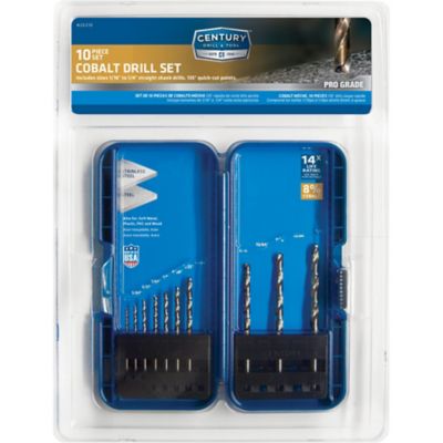 Century Drill & Tool 10 pc. Cobalt Pro Drill Bit Set