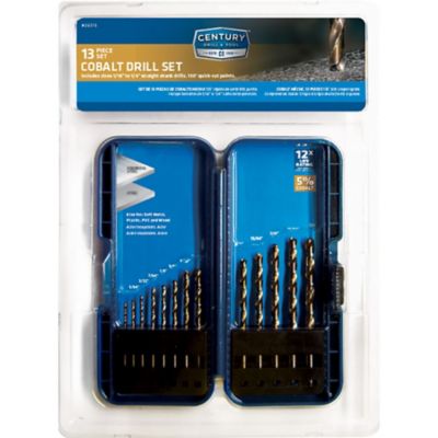 Century Drill & Tool 13 pc. Cobalt Drill Bit Set