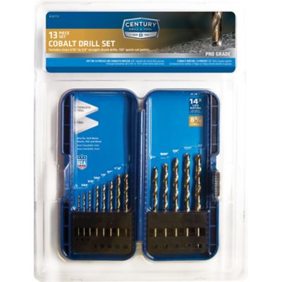 Century Drill & Tool 13 pc. Cobalt Pro Drill Bit Set