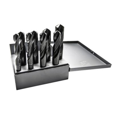 Century Drill & Tool Black Oxide Silver & Deming Drill Set, 8 pc.