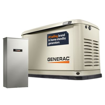 Generac Guardian 24kW Whole Home Standby Generator with 200A Transfer Switch, Wi-Fi enabled Top notch supplier,product, & service/maintenance package