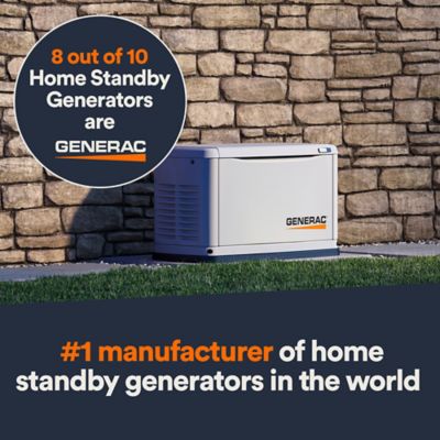 Image showing  24,000-Watt Dual-Fuel Guardian Whole Home Standby Generator, 200A Transfer Switch, Wi-Fi Enabled