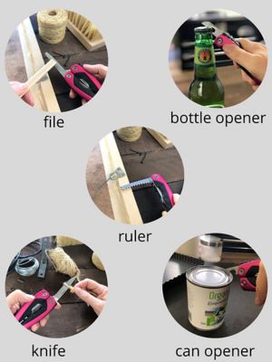 Image showing  14 in. 1 Multi Pliers, Pink