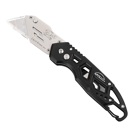 Apollo Tools 2.4 in. Folding Knife, Black, DT5017