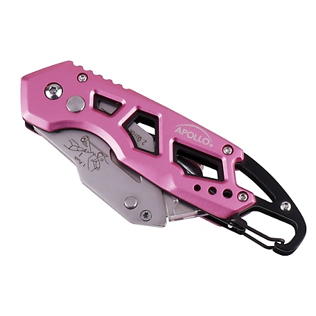 Apollo Tools DT5017P Foldable Knife Pink