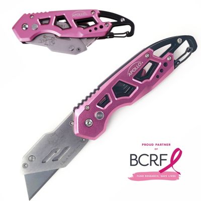 Image showing 5 th Apollo Tools 4.8 in. Folding Knife, Pink