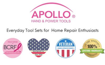 Image showing 8 th Apollo Tools 4.8 in. Folding Knife, Pink