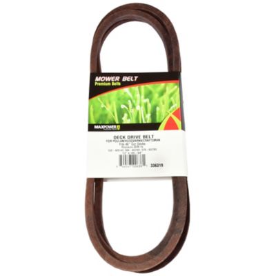 MaxPower Deck Drive Belt for 46 in. Craftsman, Husqvarna, Poulan Mowers, Replaces OEM #'s 532405143, 584453101, 575937701