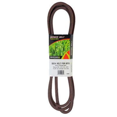 MaxPower 1/2 in. x 103-1/4 in. Deck Belt for MTD, Cub Cadet, Troy-Bilt Mowers, Replaces OEM 754-04219 and 954-04219