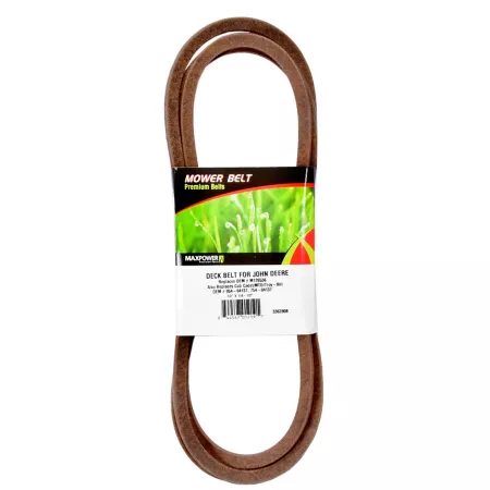 MaxPower Drive Belt for John Deere Mowers Replaces OEM# M126536 M158692 M162443 Mower Belts